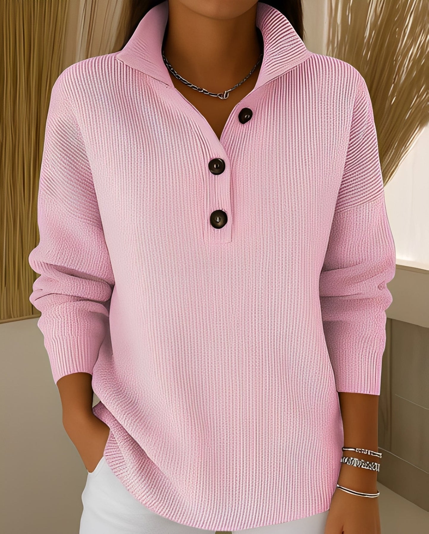 Witte Dames Blouse Lange Mouw | Elegante Katoenen Blouse 6