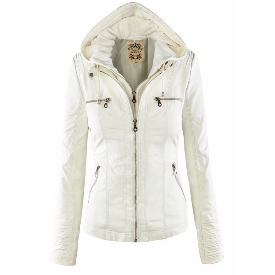 Wolff Dames Leren Jack | PU-Leren, Thermische Voering, Elegant 4