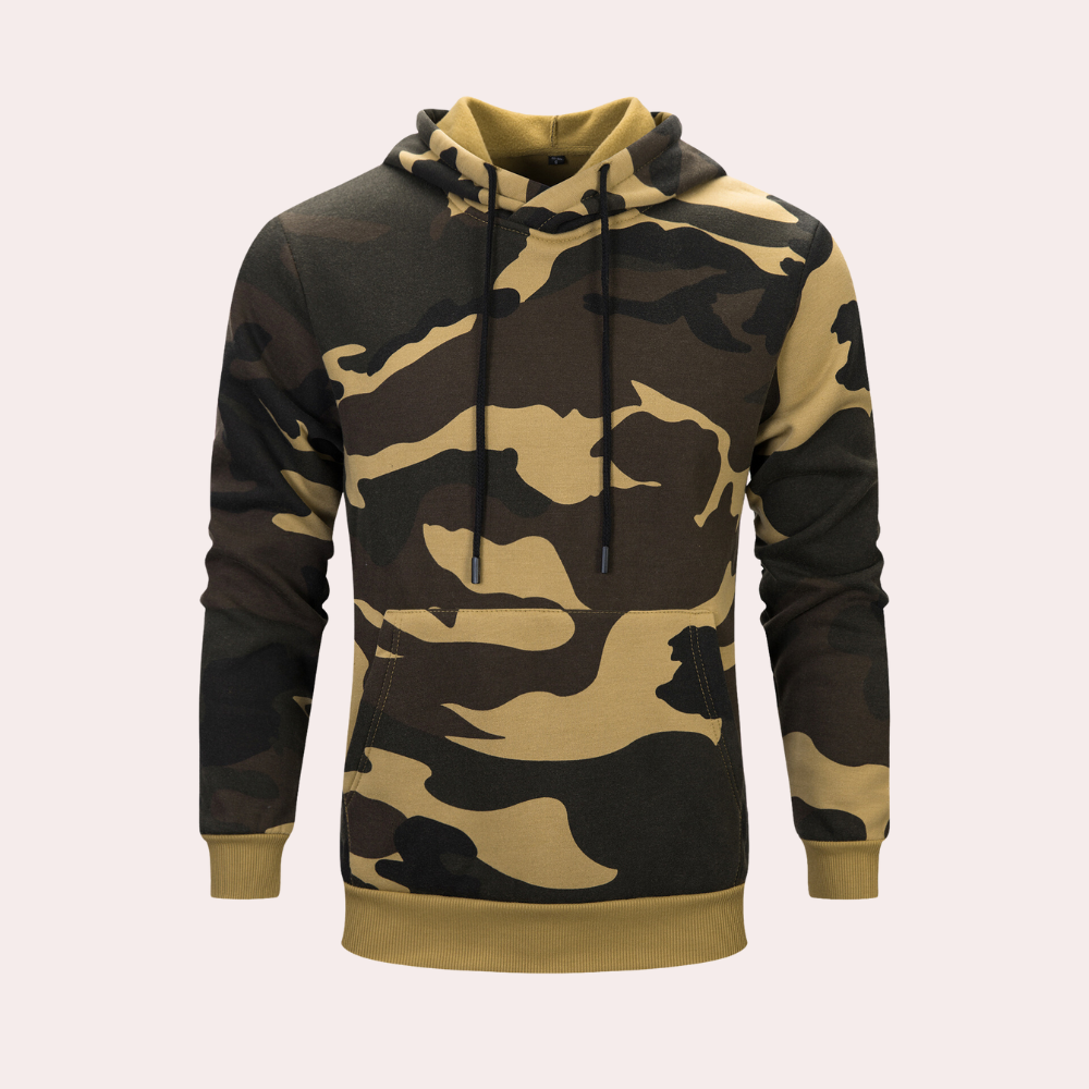 Wolff Heren Hoodie | Camouflage Ontwerp, Comfortabel 3