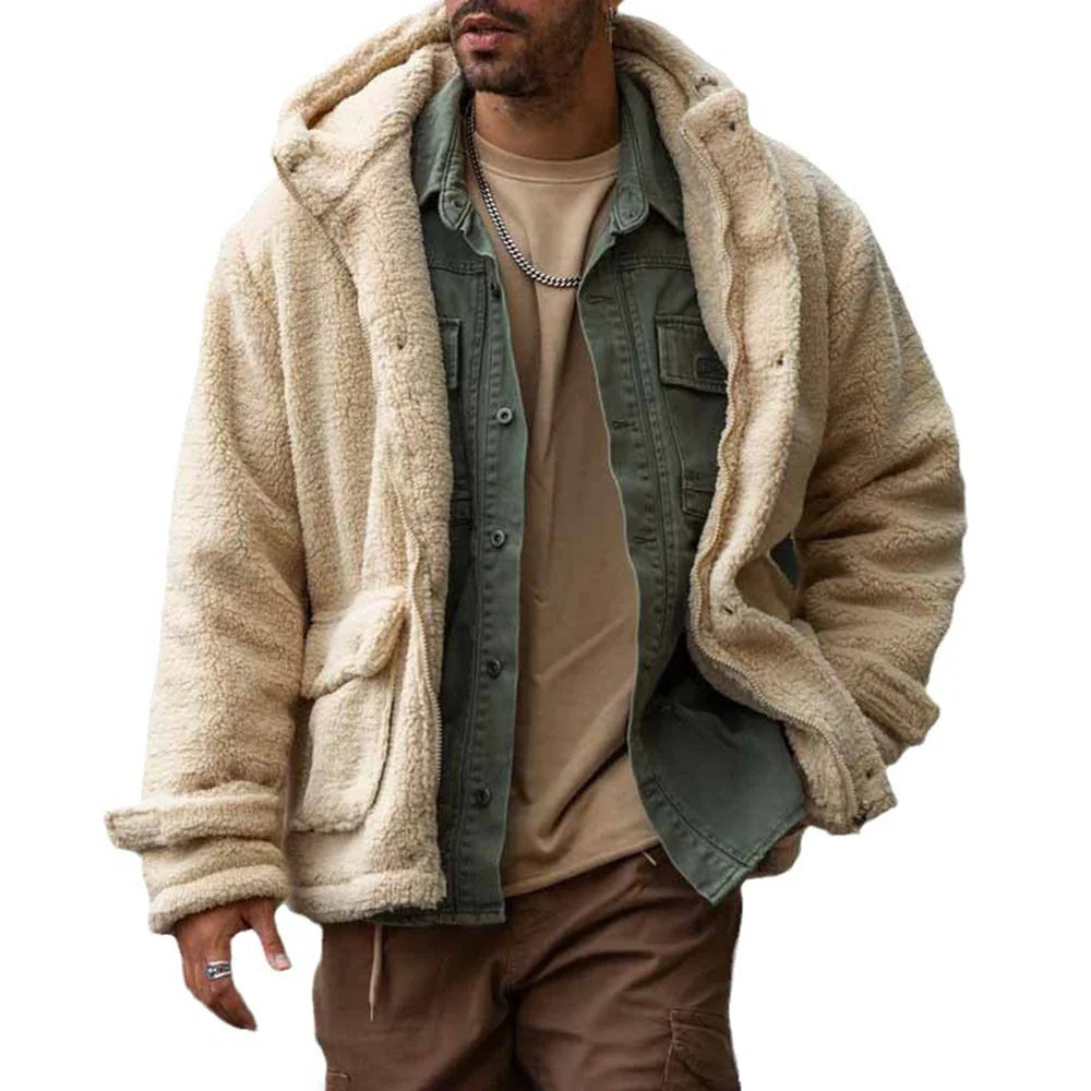 Wolff Heren Hoodie | Zacht Teddybont, Casual 2