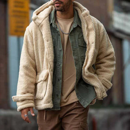 Wolff Heren Hoodie | Zacht Teddybont, Casual 4