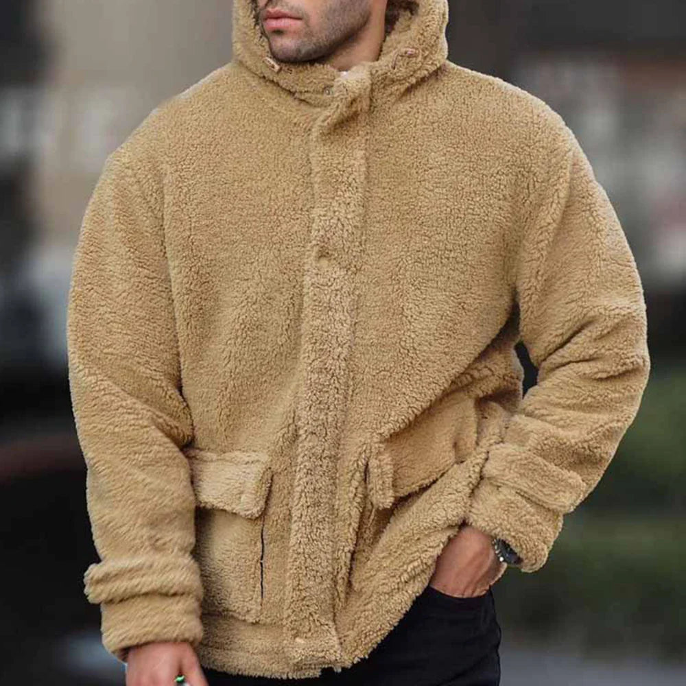 Wolff Heren Hoodie | Zacht Teddybont, Casual 5