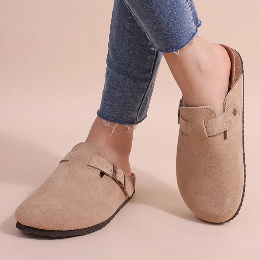 Dames Sandalen Orthopedisch Comfortabel Suède - StudioMarella