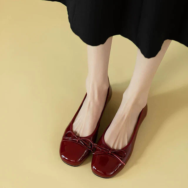 Vlinder Balletschoenen voor Vrouwen met Lage Hakken