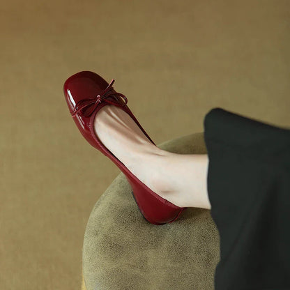 Vlinder Balletschoenen voor Vrouwen met Lage Hakken