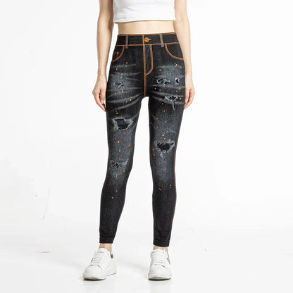 Hoge Taille Legging Elastisch Comfortabel Zacht