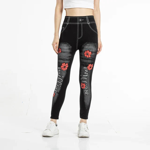 Hoge Taille Legging Elastisch Comfortabel Zacht