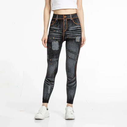 Hoge Taille Legging Elastisch Comfortabel Zacht