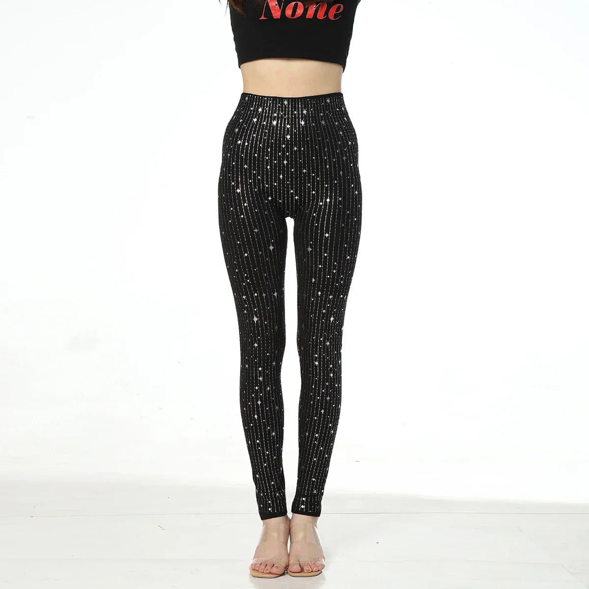 Hoge Taille Legging Elastisch Comfortabel Zacht