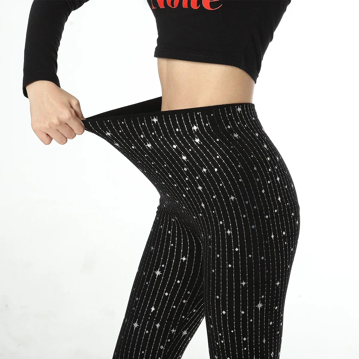 Hoge Taille Legging Elastisch Comfortabel Zacht