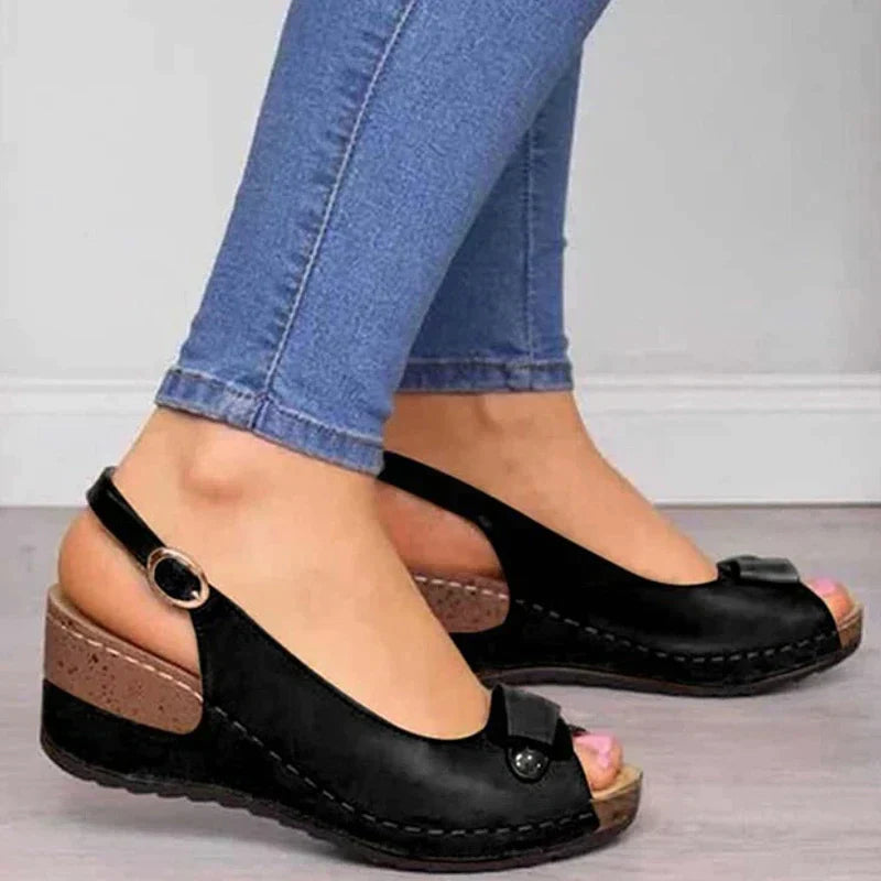 Orthopedische Sandalen met Hak Verstelbaar en Comfortabel
