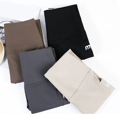 Sportleggings Hoge Taille Elastisch Met Zijzakken → Sportleggings Hoge Taille Elastisch Zijzakken Joggingbroek
