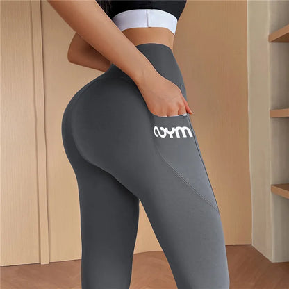 Dames Sportleggings met Zak voor Fitness en Running