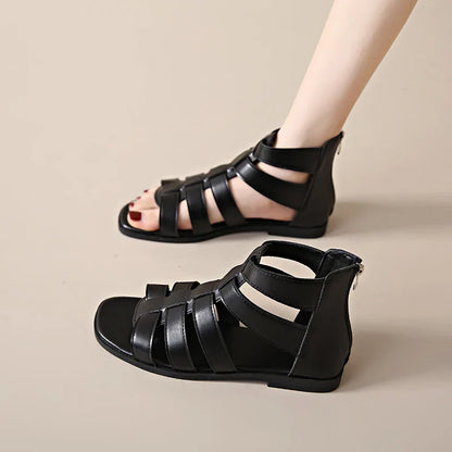 Witte Gladiator Sandalen Zomer Sandalen voor Vrouw