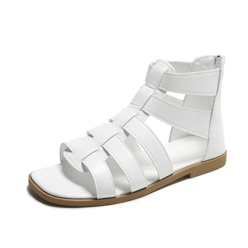 Witte Gladiator Sandalen Zomer Sandalen voor Vrouw