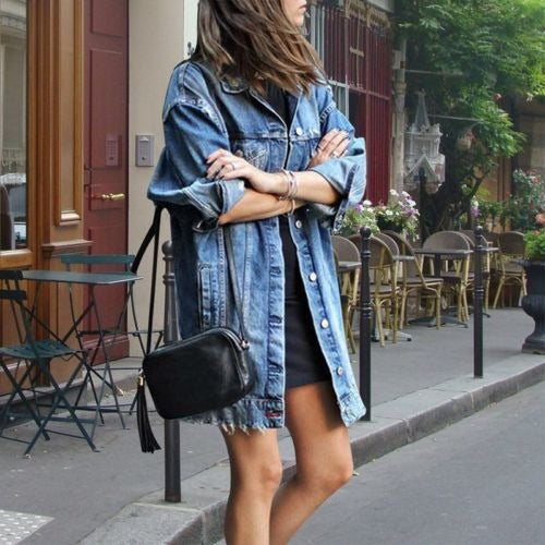 Dames Jas Licht Zomerse Klassieke Button-Down Stijl - StudioMarella