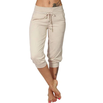 Vrouwelijke Capribroek Zomerse Stijl Luna Korte Broek