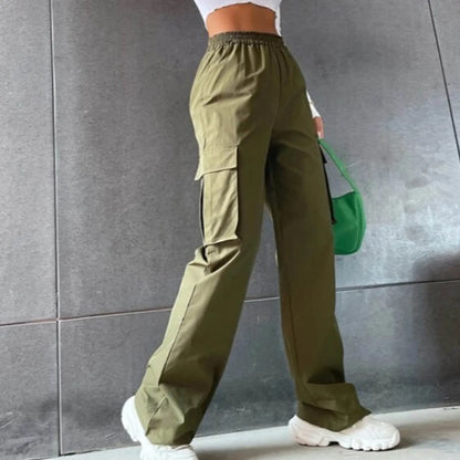 Dame Cargo Broek Wijd Model Comfortabel