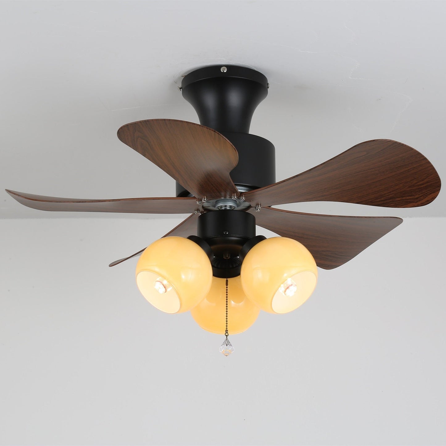 Lunara Vintage Plafondventilator Ø80cm met Verlichting en Afstandsbediening