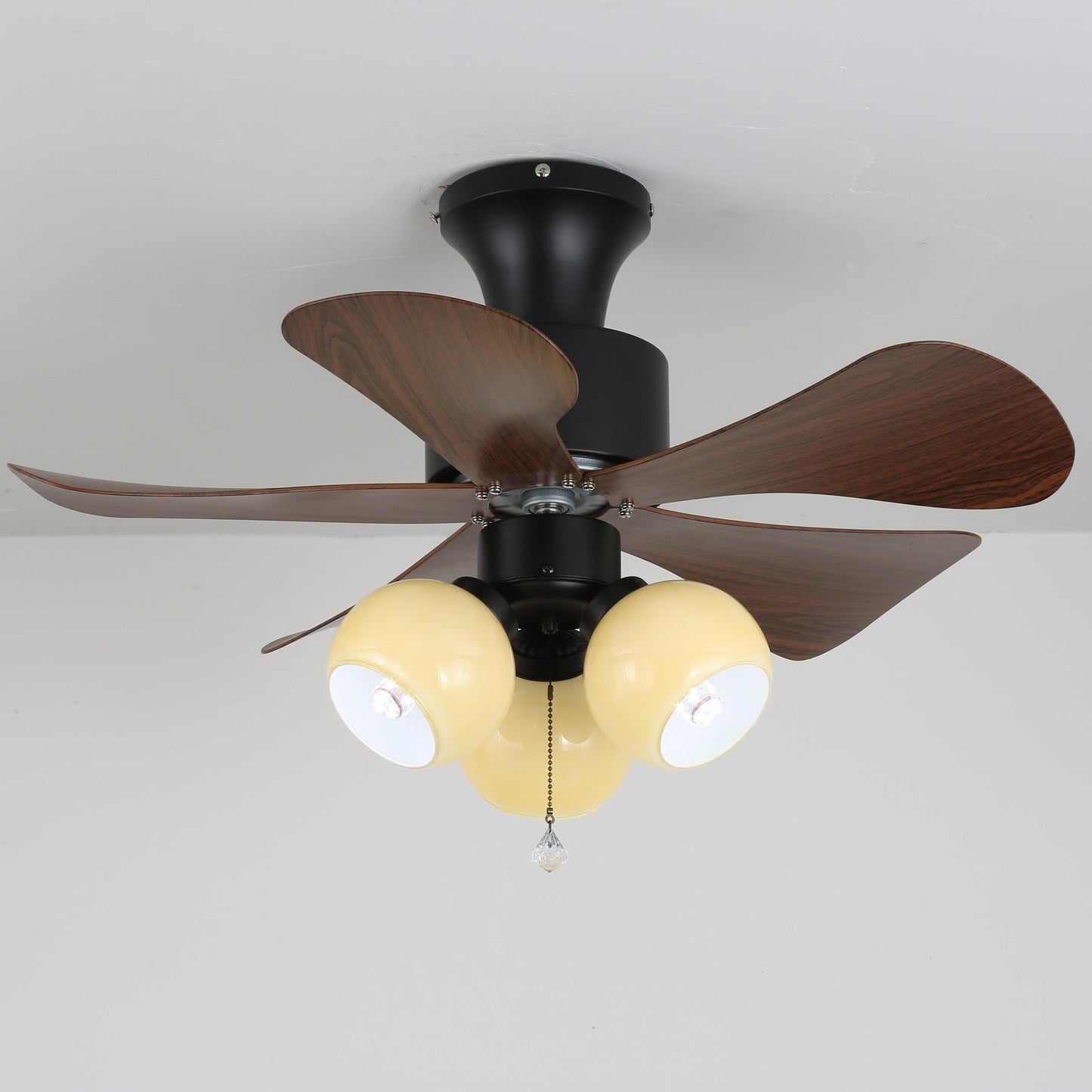 Lunara Vintage Plafondventilator Ø80cm met Verlichting en Afstandsbediening