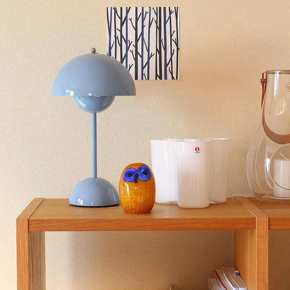 Tafellamp paddenstoel LED USB oplaadbaar draadloos nachtkastje bureau sfeerlicht interieur