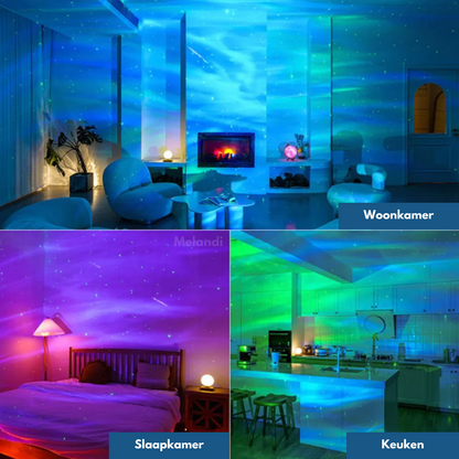 Sterrenhemel Projector Lamp Met Afstandsbediening 24 Kleuren