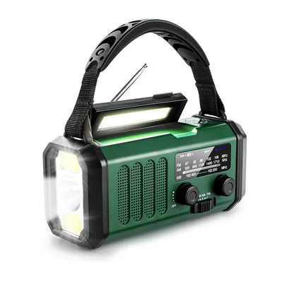 Handgenerator Noodradio met Zonne-energie en AM/FM Ontvangst 10.000 mAh