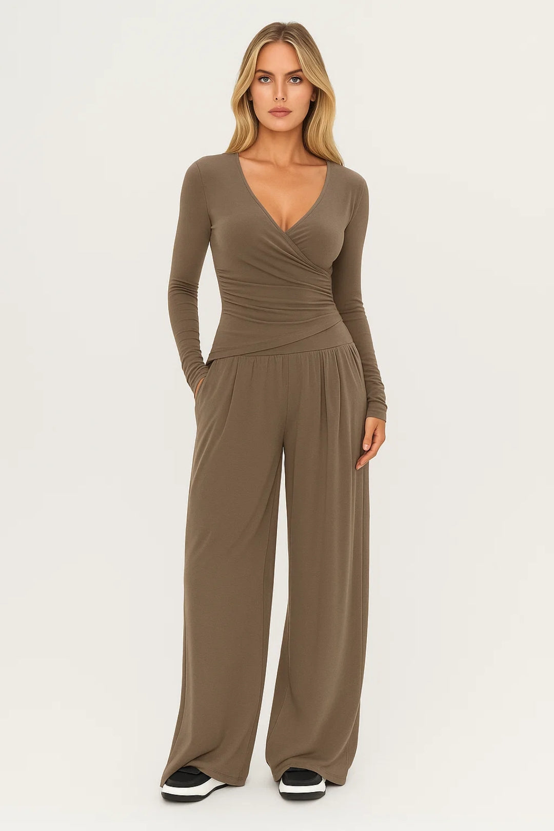 Tweedelige Top Set Comfortabele Jurk Stijlvol en Elegante Look - StudioMarella