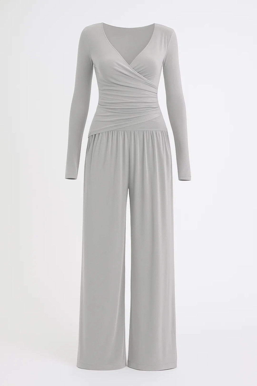 Tweedelige Top Set Comfortabele Jurk Stijlvol en Elegante Look