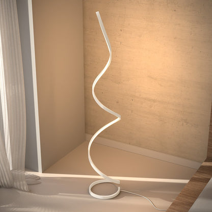 Sansoti | Minimalistische LED Vloerlamp Spiraal | Dimbaar | Moderne Design Staande Lamp