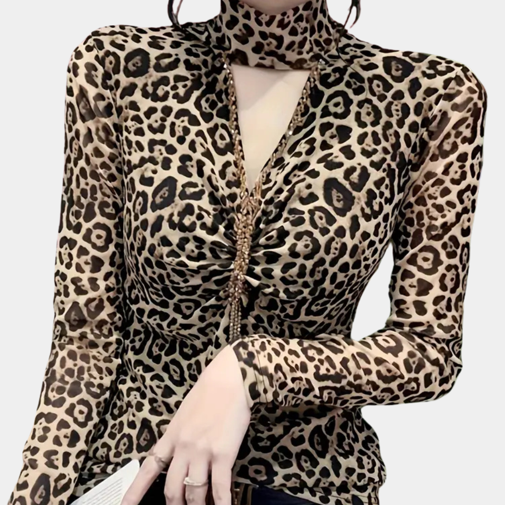 Elegante Jurk Lange Mouwen voor Vrouw