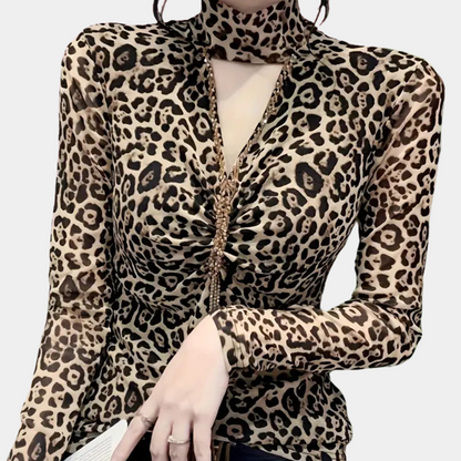 Elegante Jurk Lange Mouwen voor Vrouw