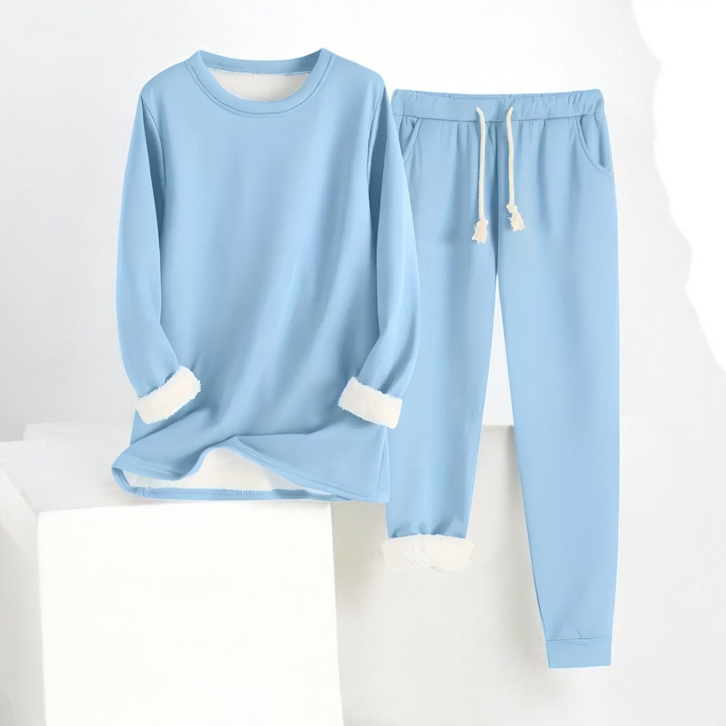 Dames Fleece Set Warm Thermo Isolatie