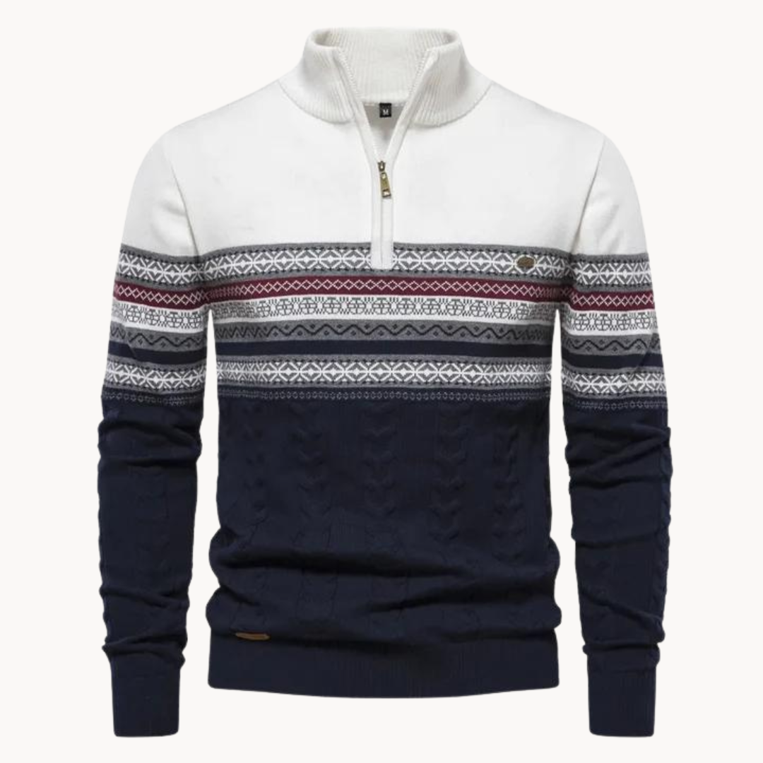 Merino Look Heren Trui Gebreid Warm en Comfortabel