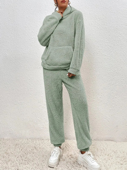 Dames Fleece Lounge Set Zacht en Comfortabel