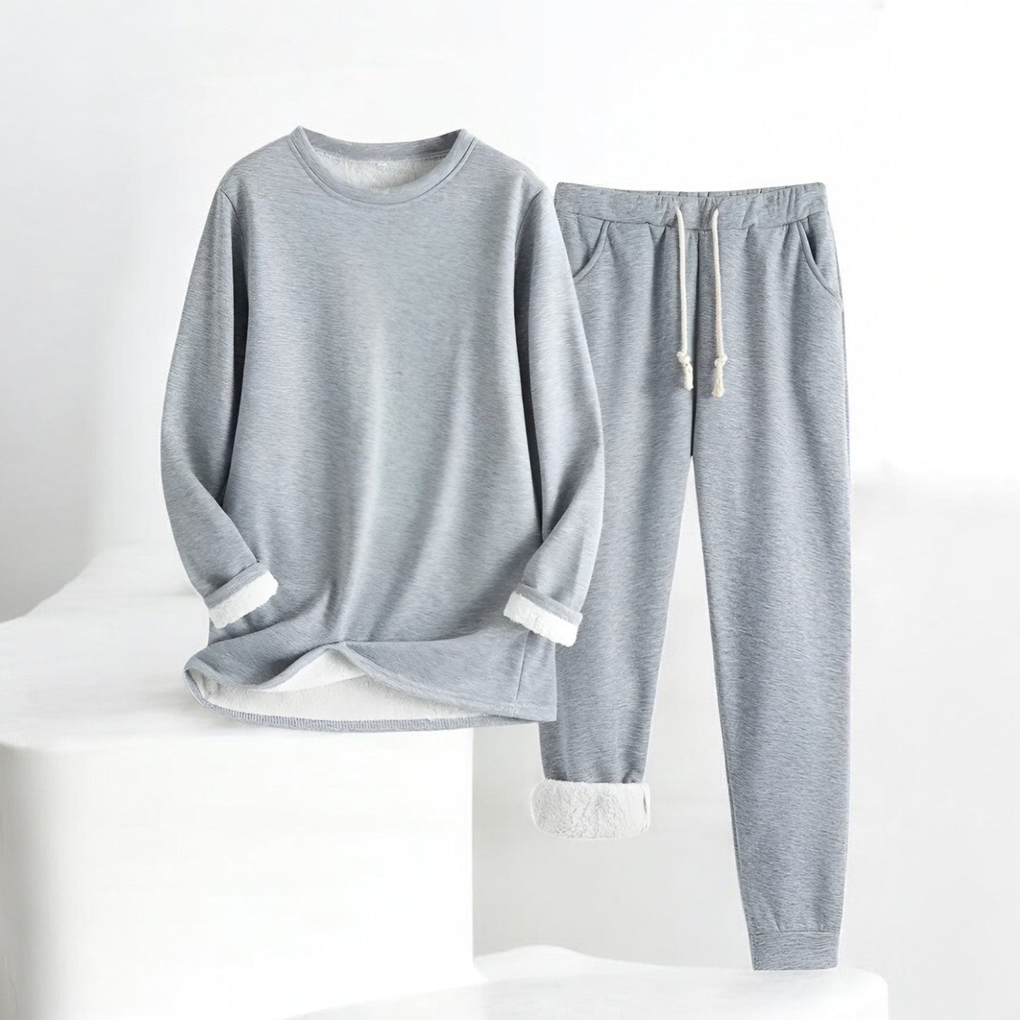Dames Fleece Set Warm Thermo Isolatie