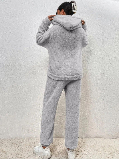 Dames Fleece Lounge Set Zacht en Comfortabel