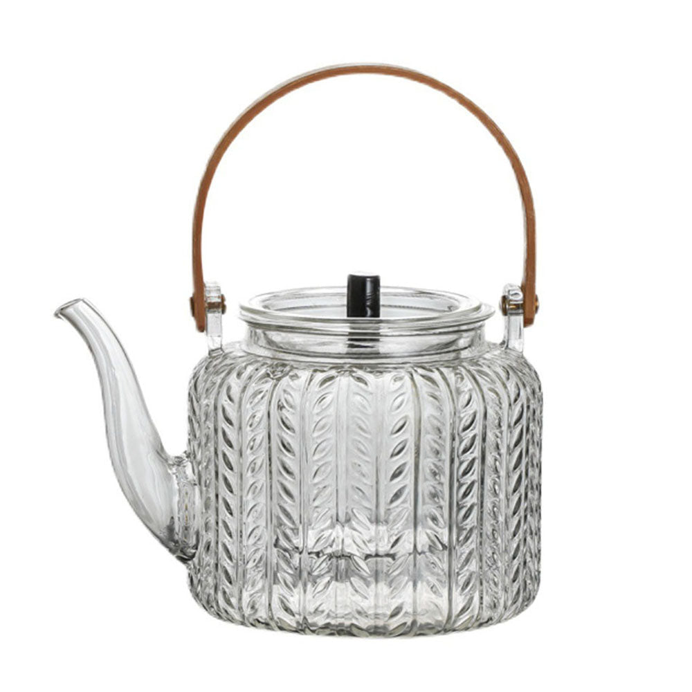 Glazen Theepot Met Infuser Hittebestendig Borosilicaat Glas 1 Liter