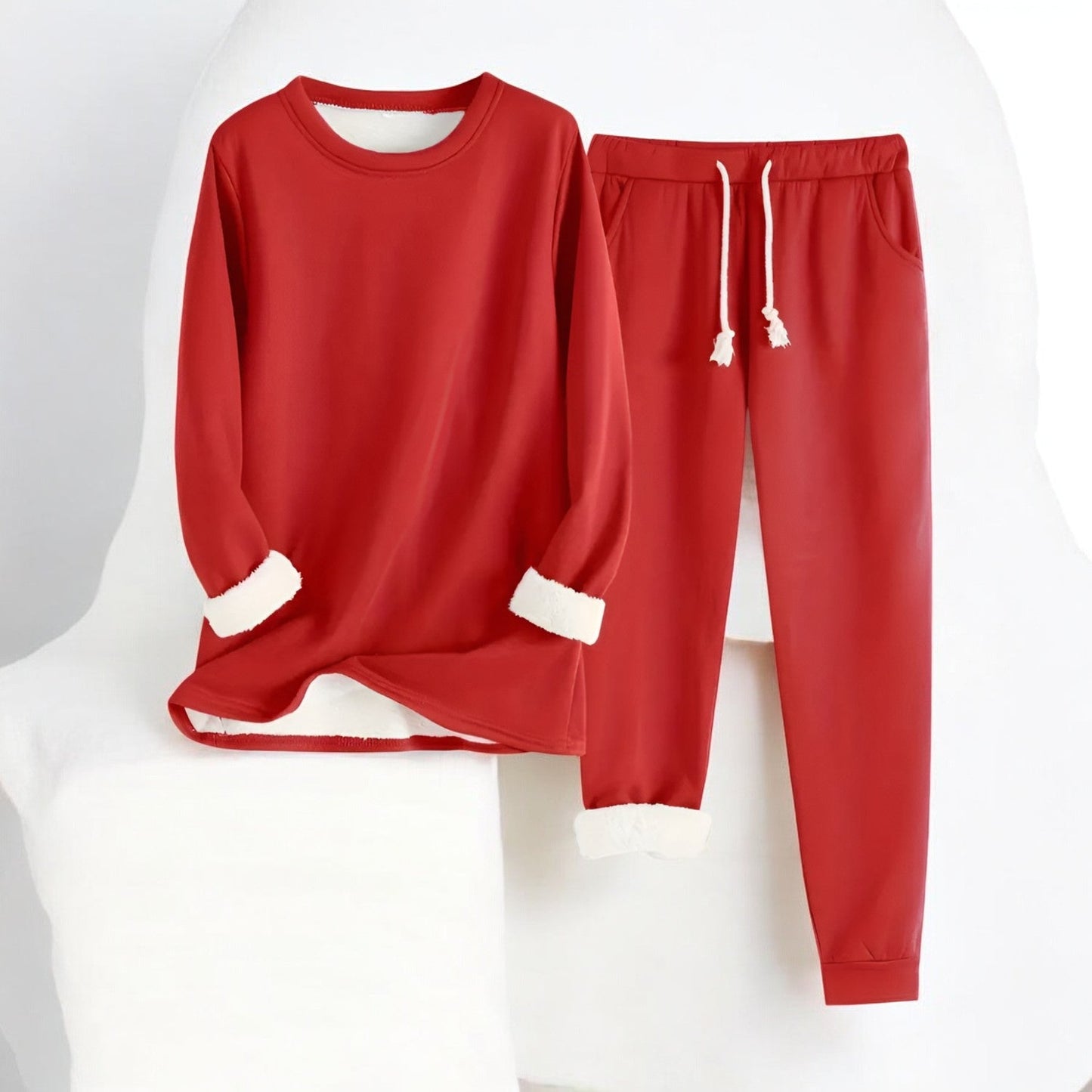Dames Fleece Set Warm Thermo Isolatie