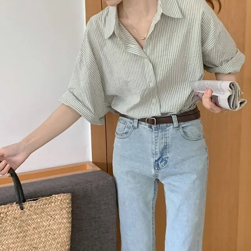 Meisjes Blouse Groen Chiffon Zomerjurkje