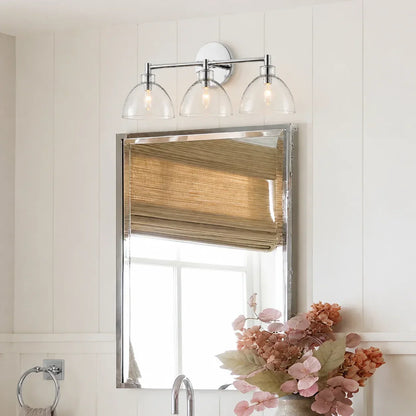 Wandlamp Gerecycled Glas Antique Brass – Minimalistische Wandverlichting voor Badkamer, Gang, Hal & Slaapkamer