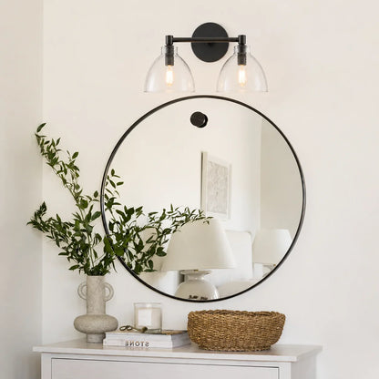 Wandlamp Gerecycled Glas Antique Brass – Minimalistische Wandverlichting voor Badkamer, Gang, Hal & Slaapkamer