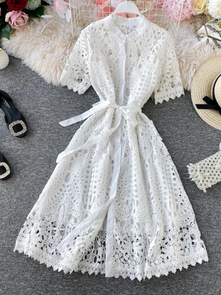 Elegante Kantjurk voor Vrouw Zomer Jurk