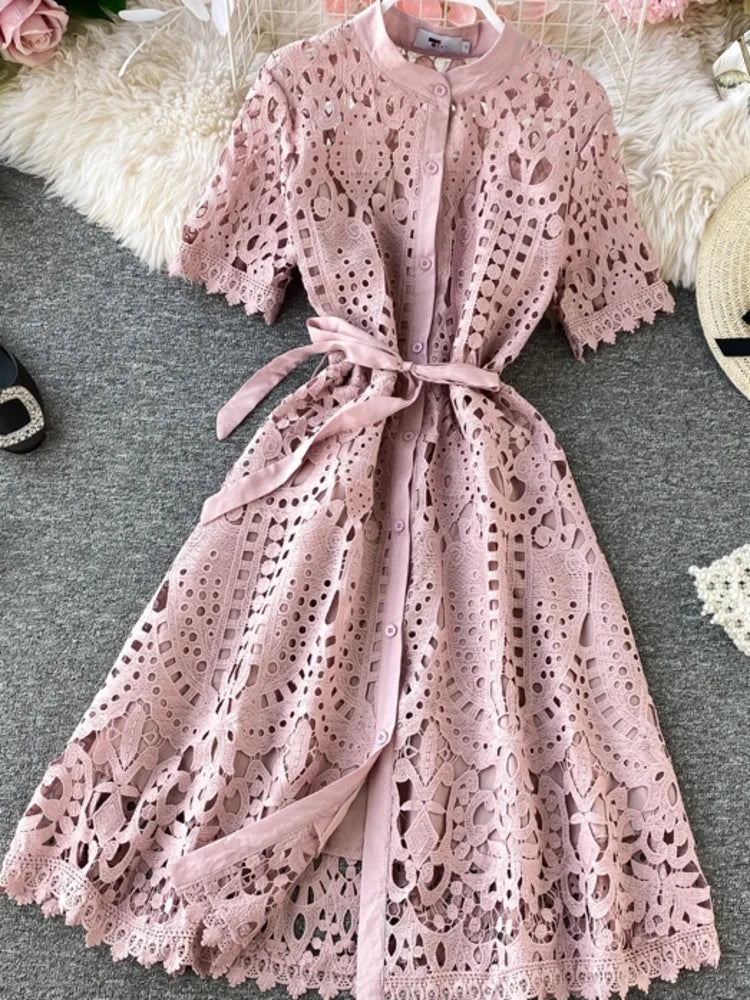 Elegante Kantjurk voor Vrouw Zomer Jurk