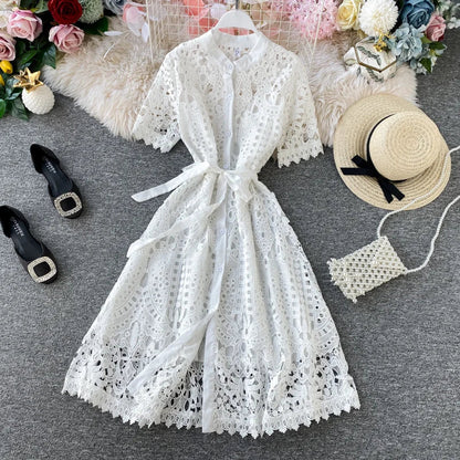 Elegante Kantjurk voor Vrouw Zomer Jurk