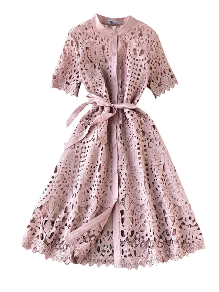 Elegante Kantjurk voor Vrouw Zomer Jurk