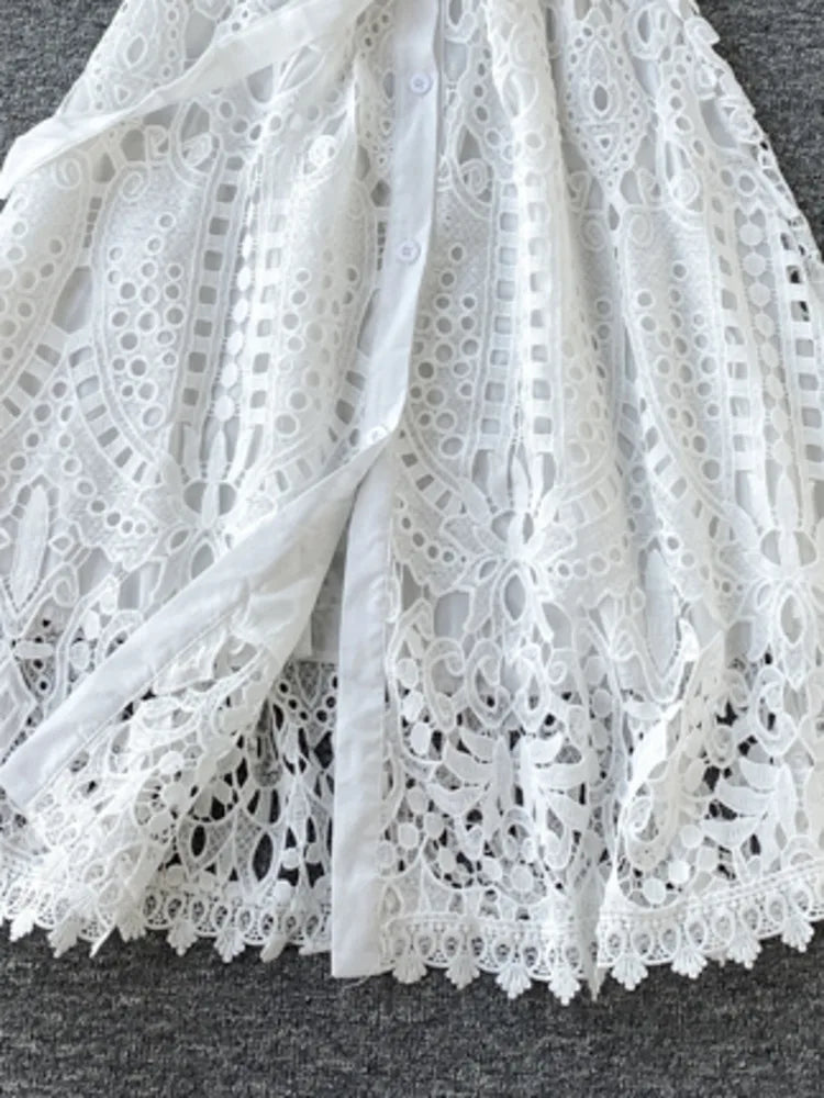 Elegante Kantjurk voor Vrouw Zomer Jurk