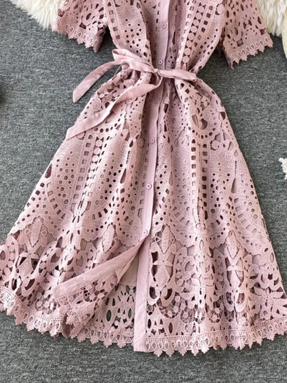 Elegante Kantjurk voor Vrouw Zomer Jurk