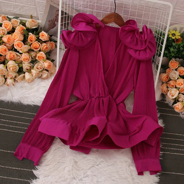 Vrouwelijke Blouse Bloemenprint Zomerse Stijl