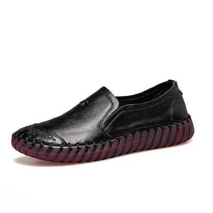 Echt Leren Loafers Zomer Comfortabele Schoenen